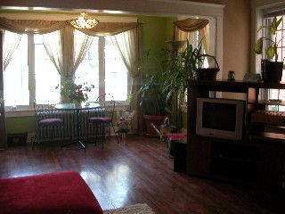 Living Room looking into Sun Parlor